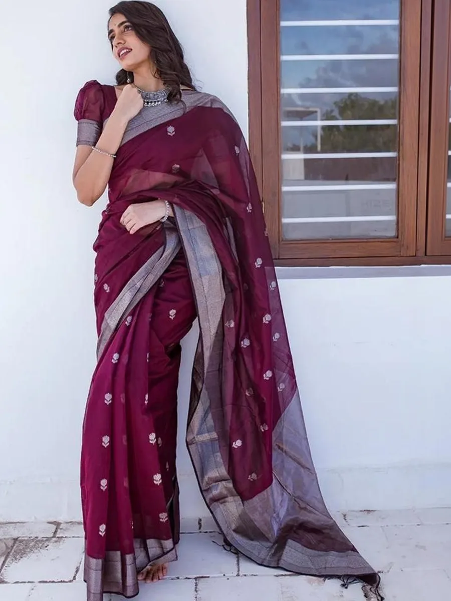 Ethnic Motifs Banarasi Saree