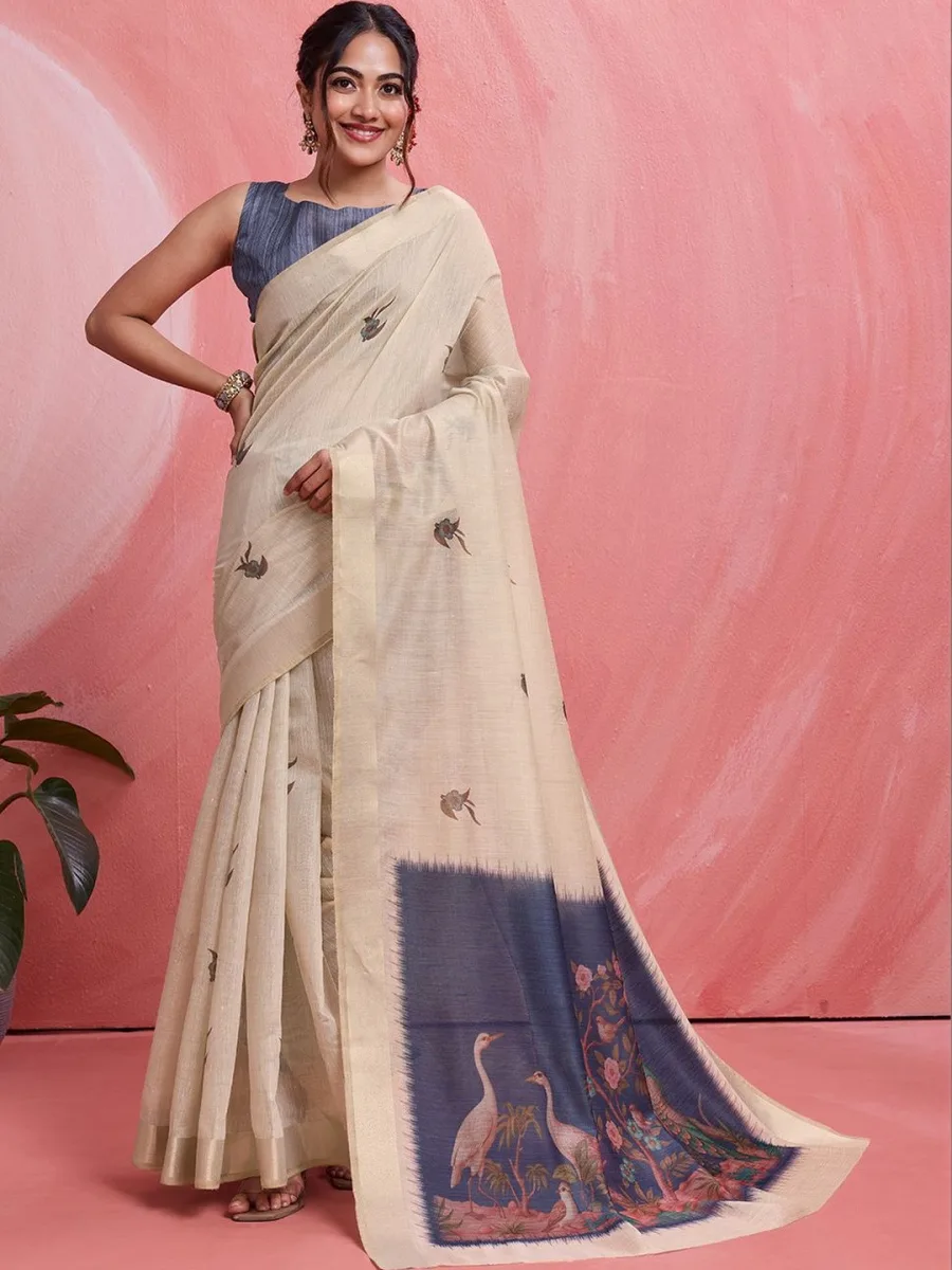 Cotton Saree with Blouse