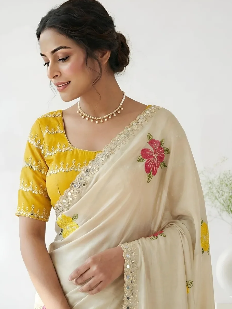 Pure Georgette Saree