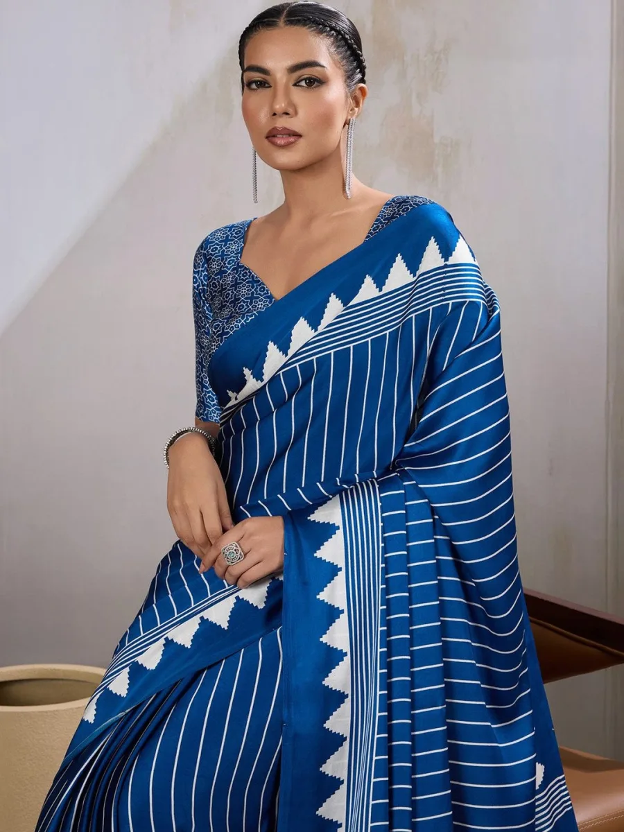 Leheriya Satin Saree