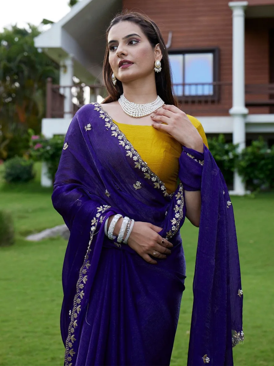 Embellished  Saree