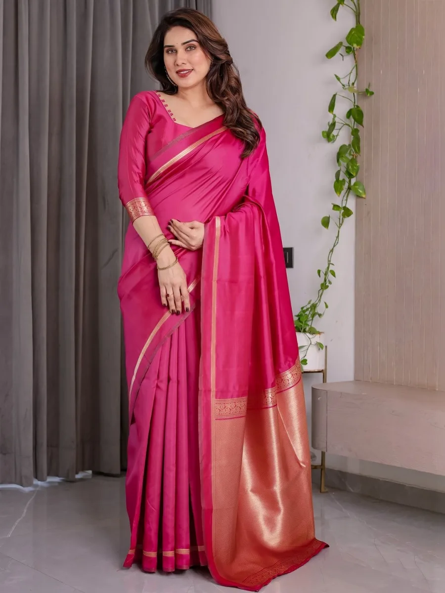 Woven Design Banarasi Art Silk Saree