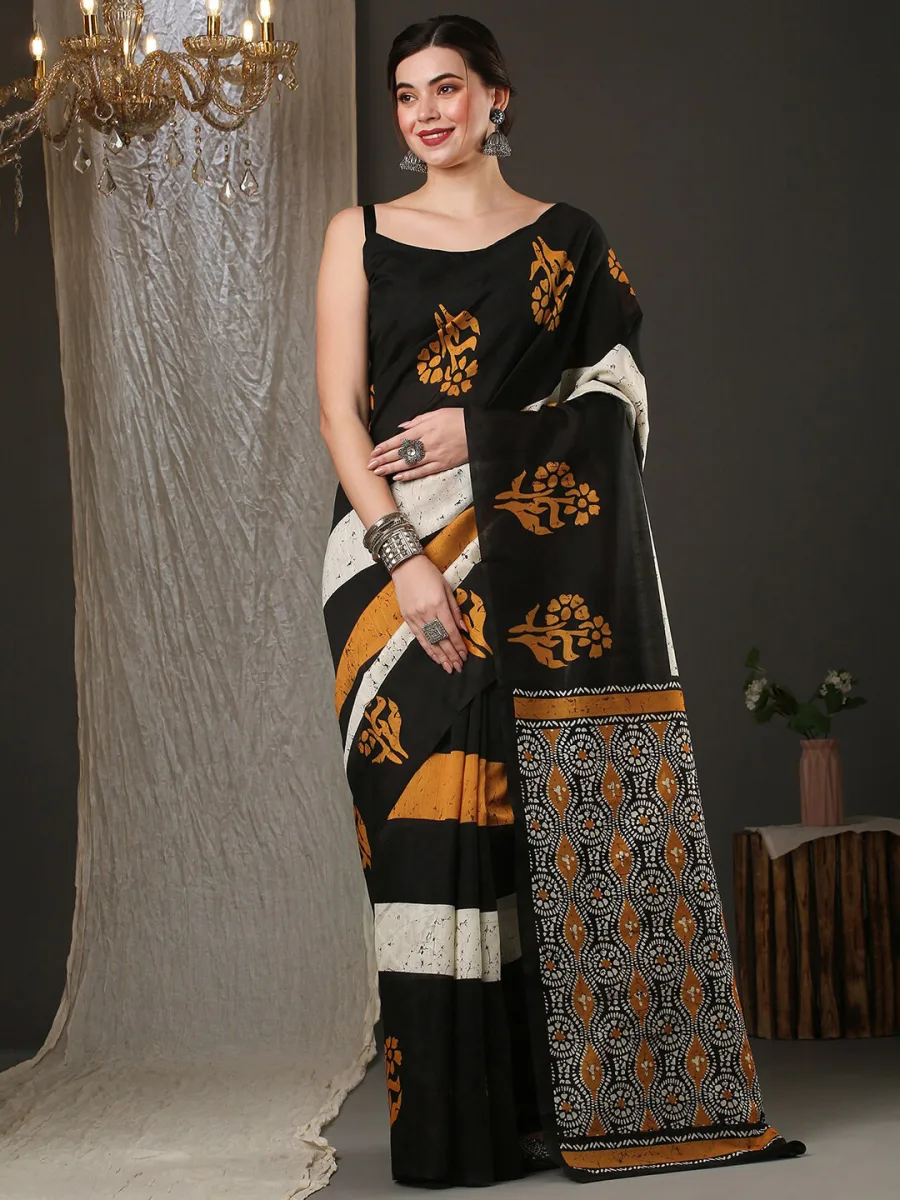 Art Silk Bhagalpuri Saree