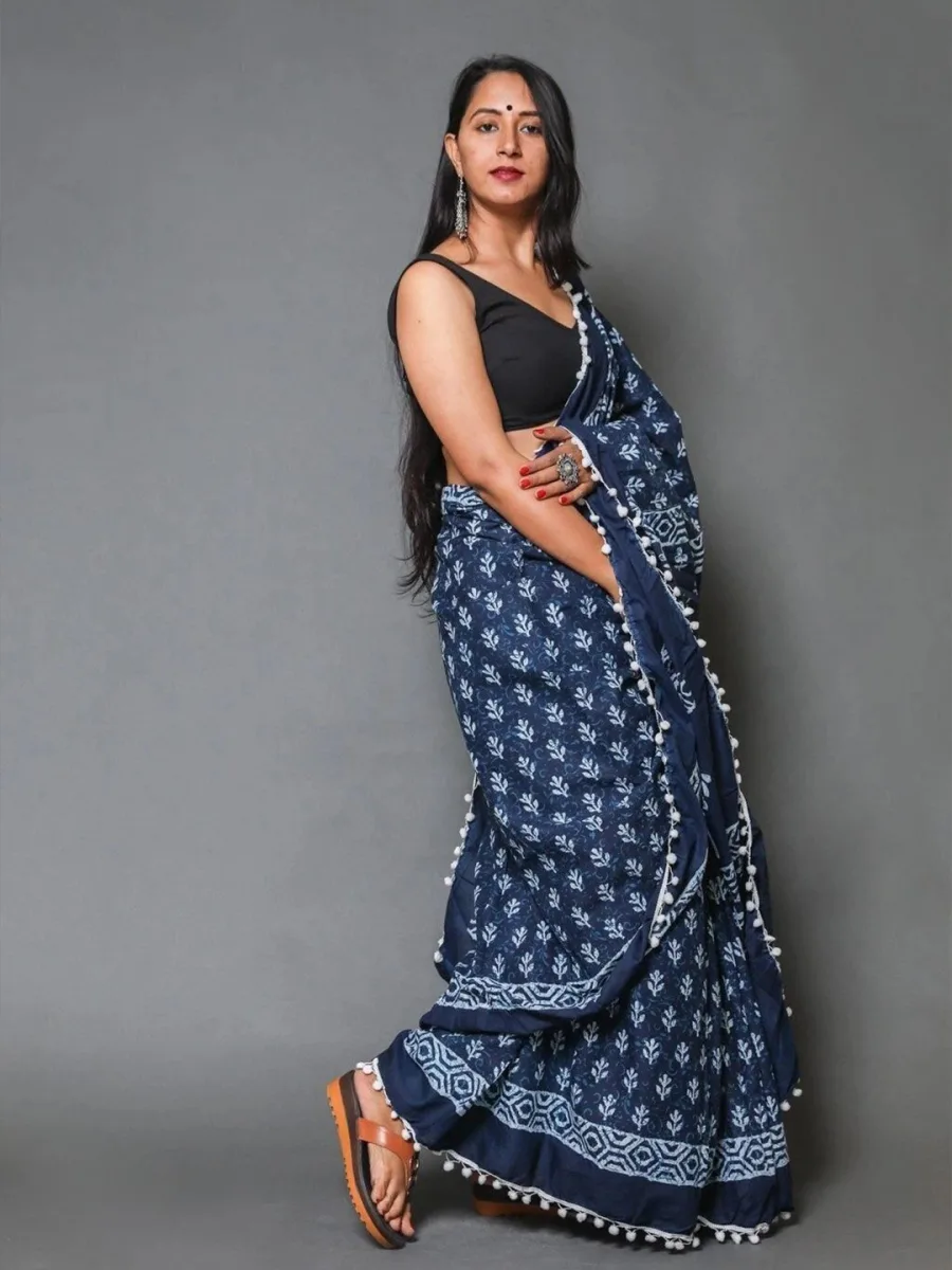 Printed Pure Cotton Saree