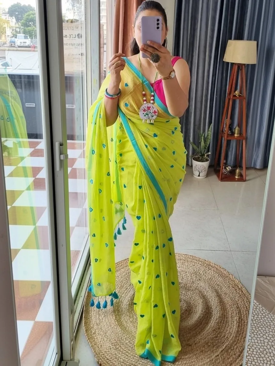 Banarasi Designer Saree — Caramel