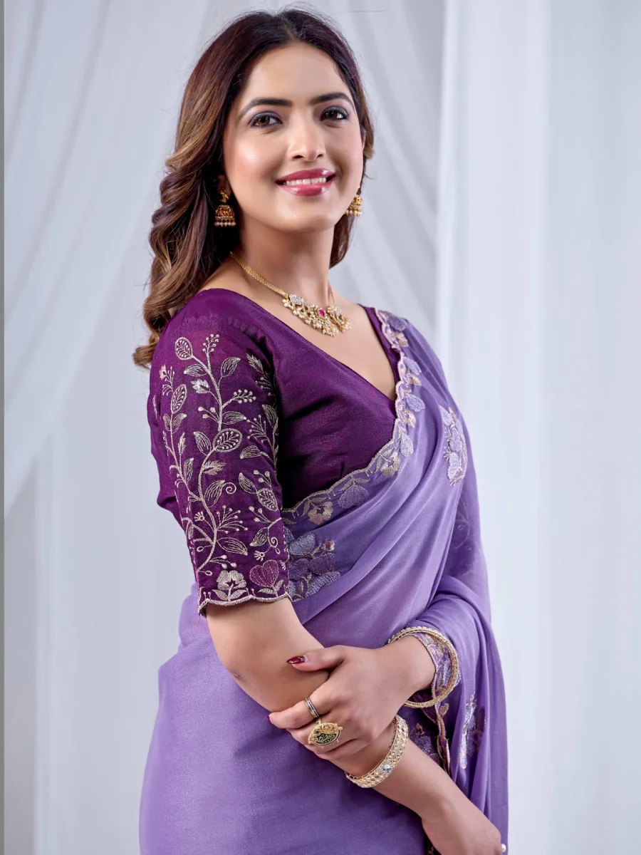 Woven Design Ikat Pure Georgette Saree