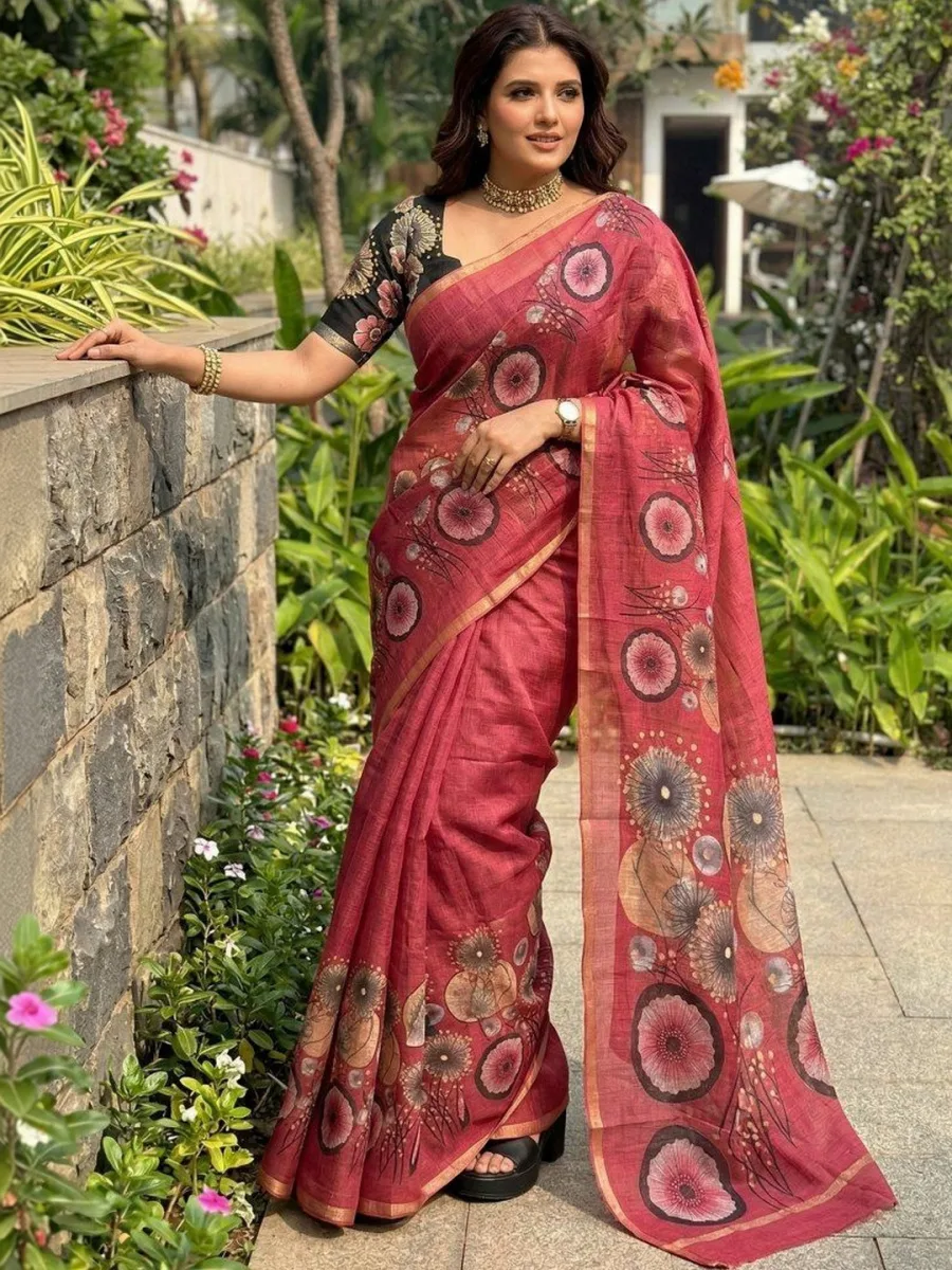 Floral Saree