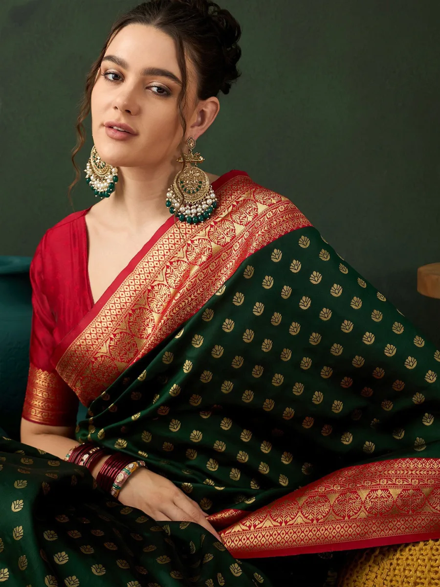 Kanjeevaram Saree with Blouse — Sunkissed