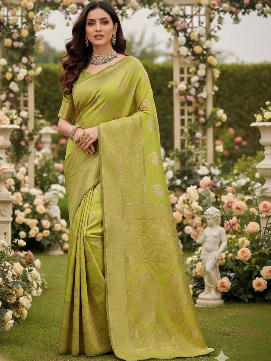 Ethnic Motifs Banarasi Art Silk Saree