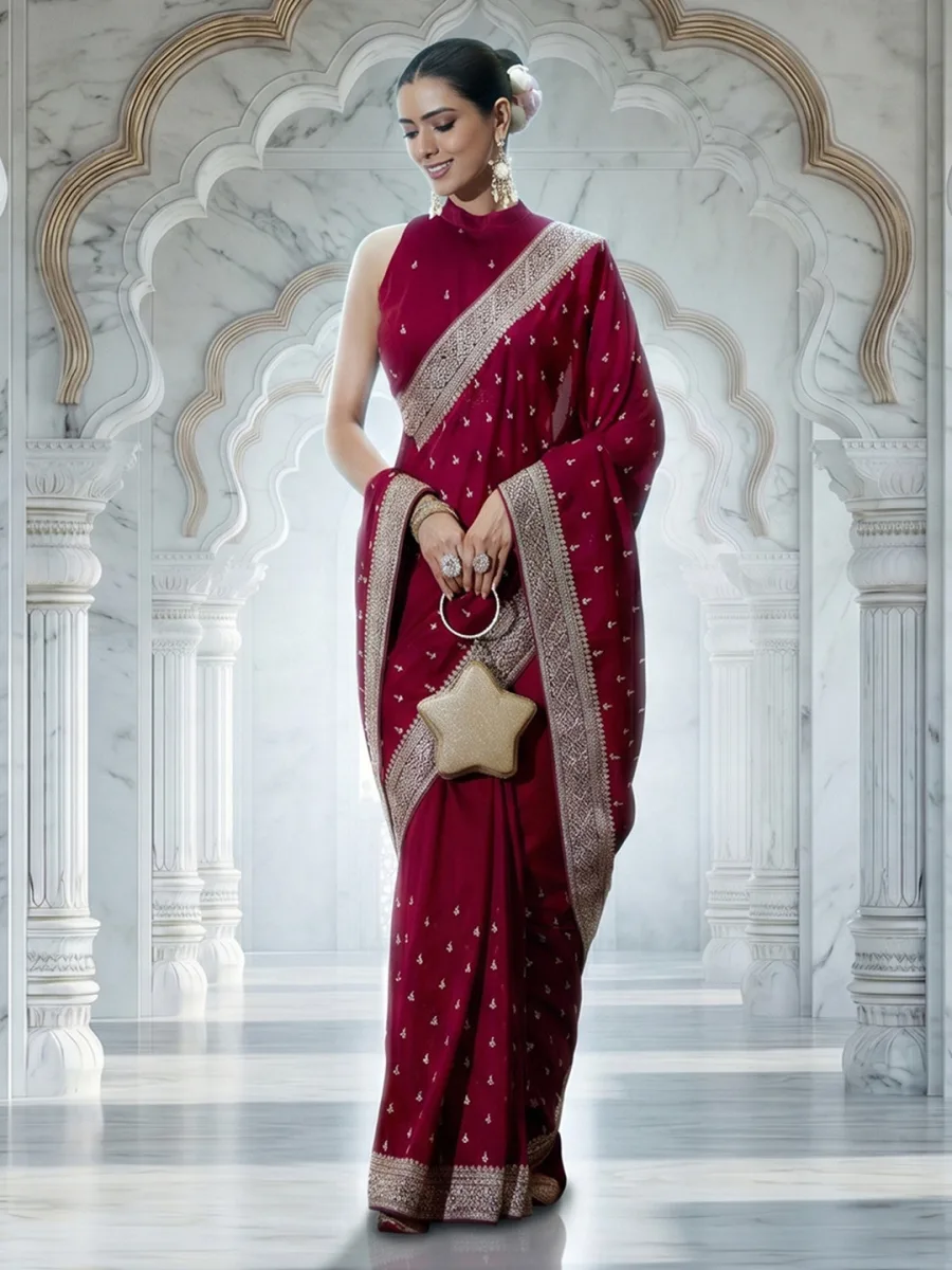 Embellished Saree