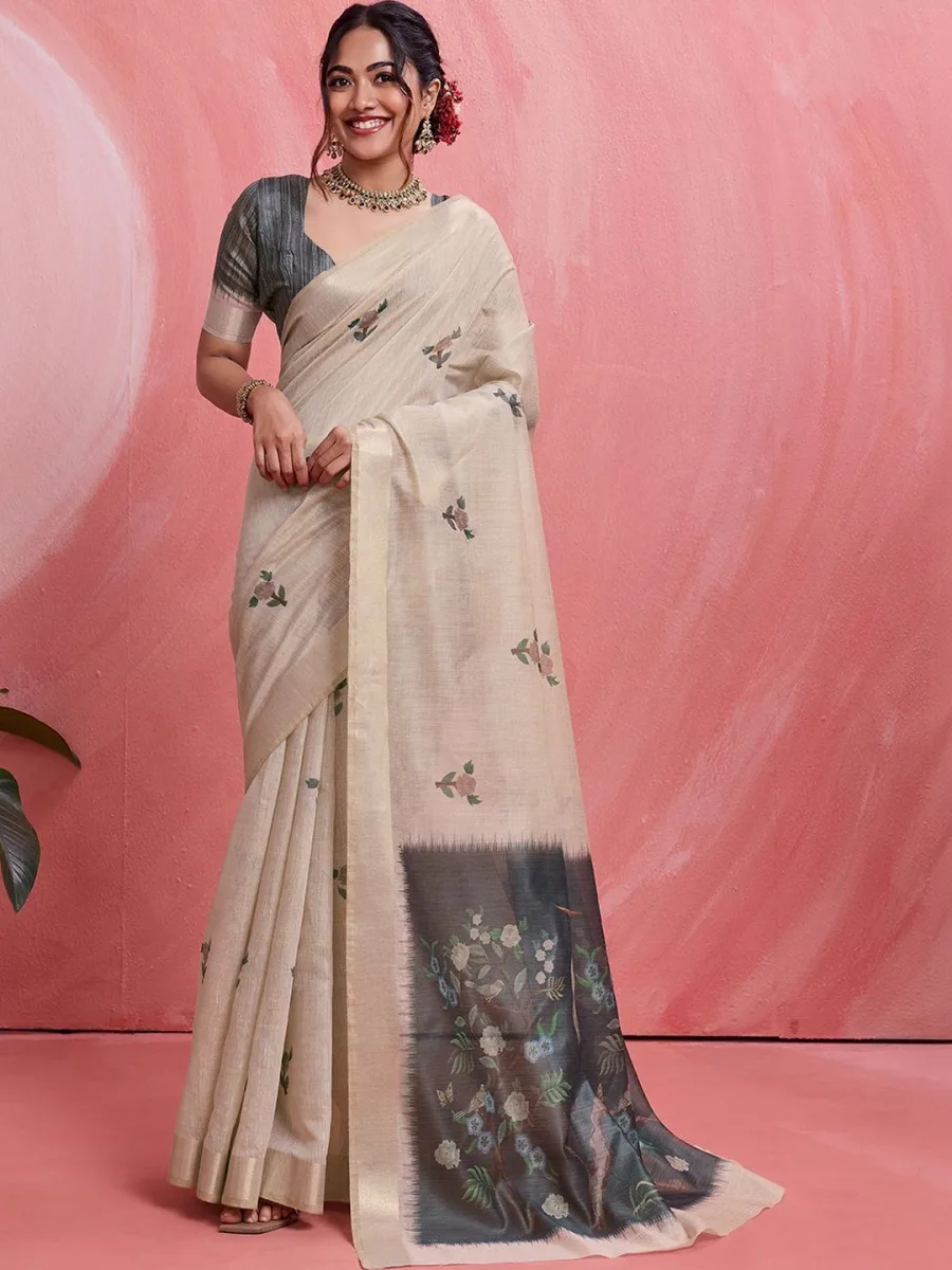 Banarasi Saree — Blush