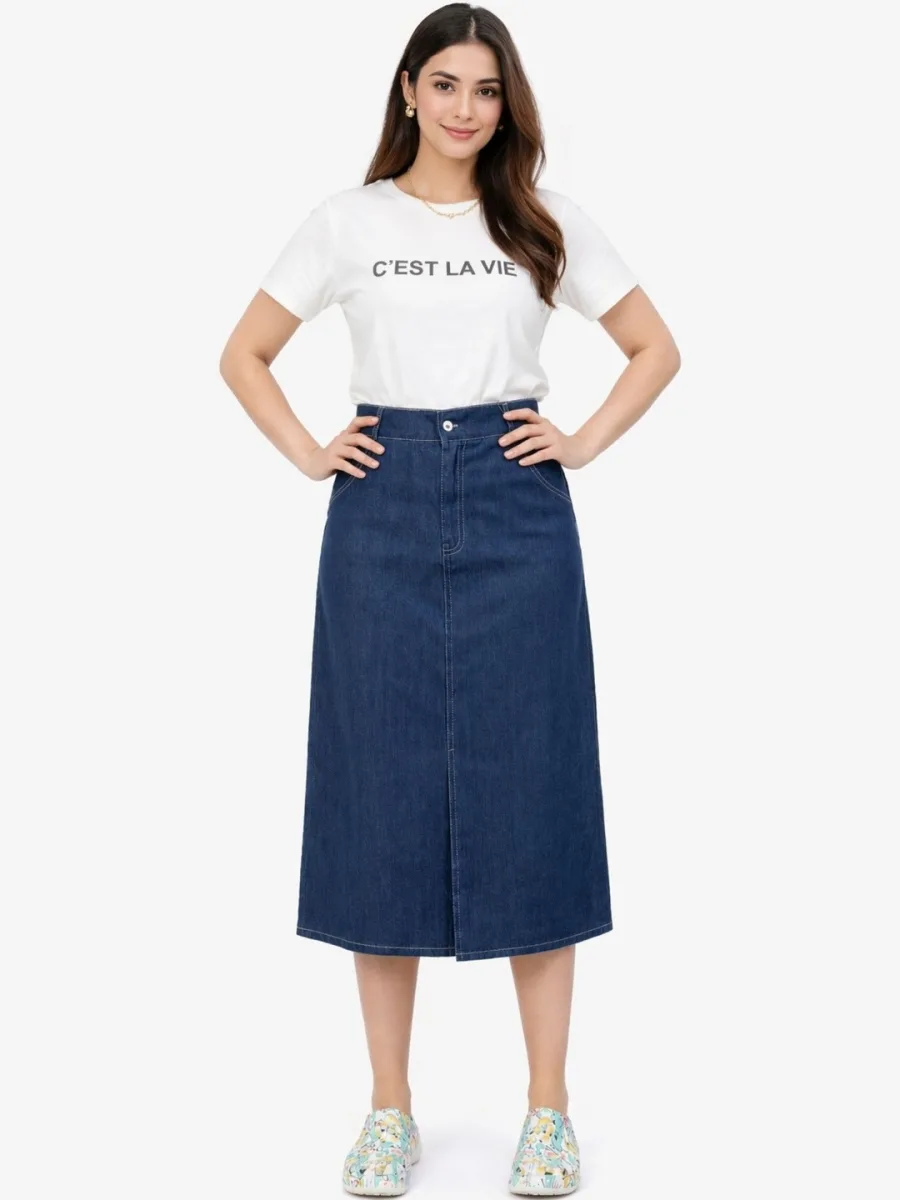 Bold Pencil Skirt