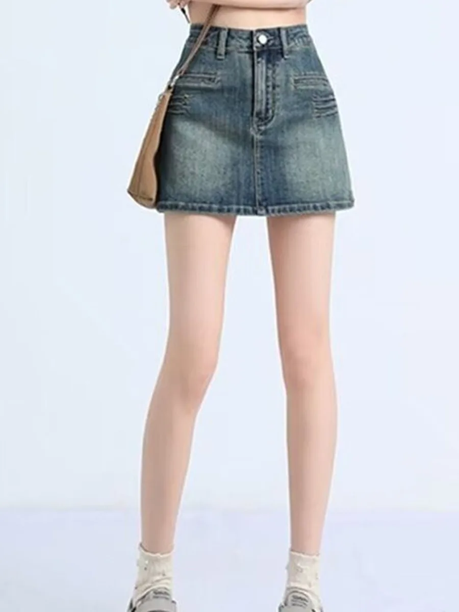 Pure Cotton A-Line Mini Skirts