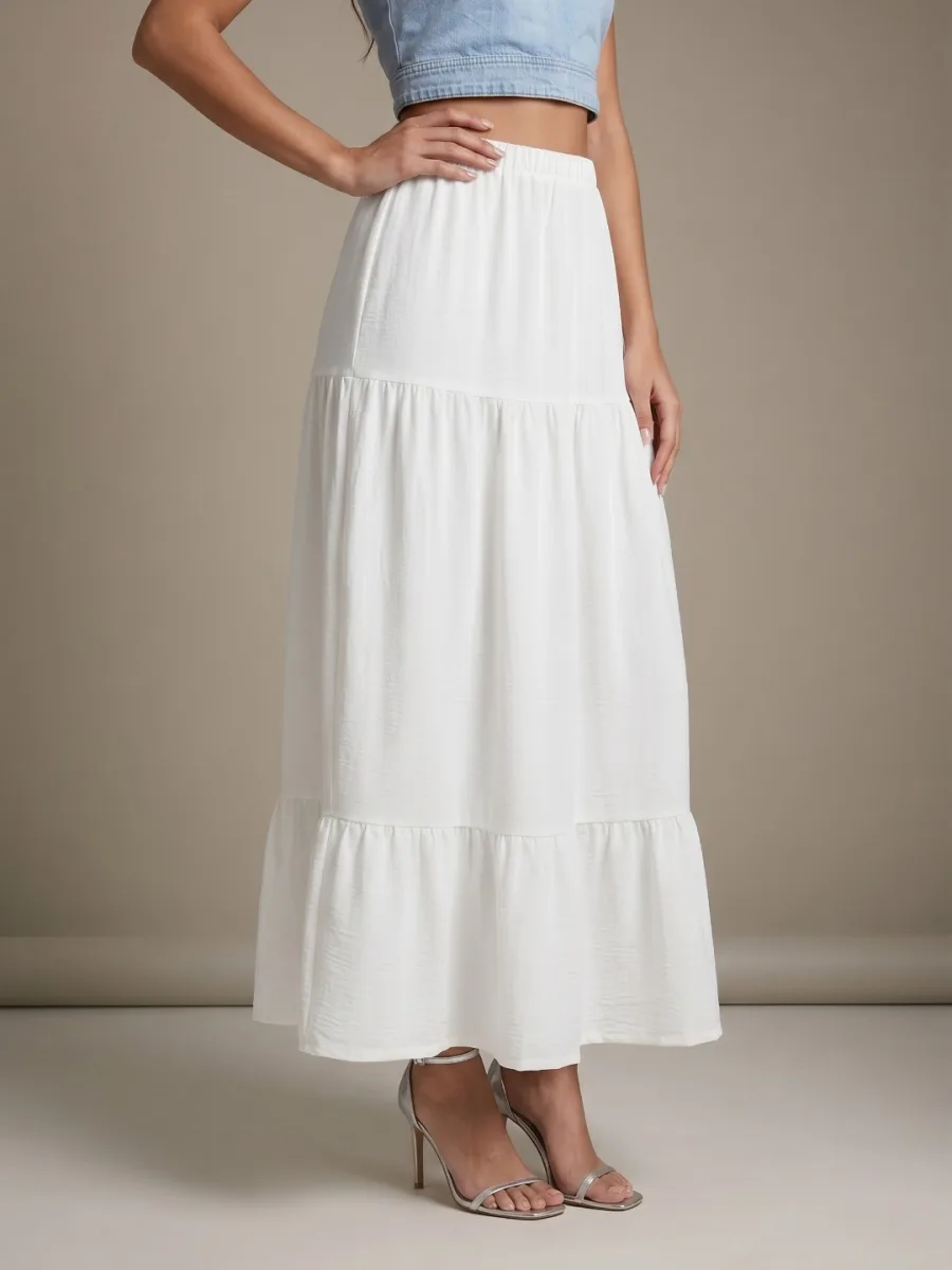 Women Maxi A-Line Skirt
