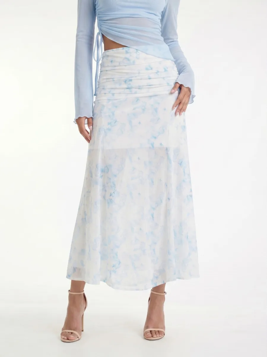 Women Midi A-Line Skirt