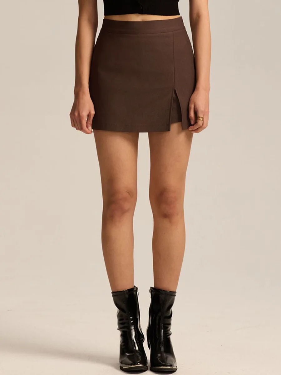 Women Slit Skorts