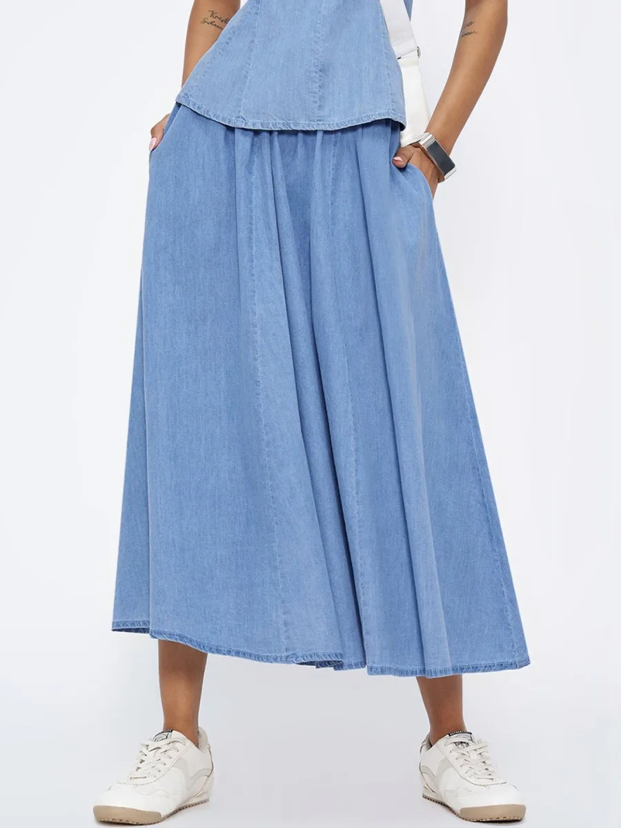 Midi A-Line Skirts