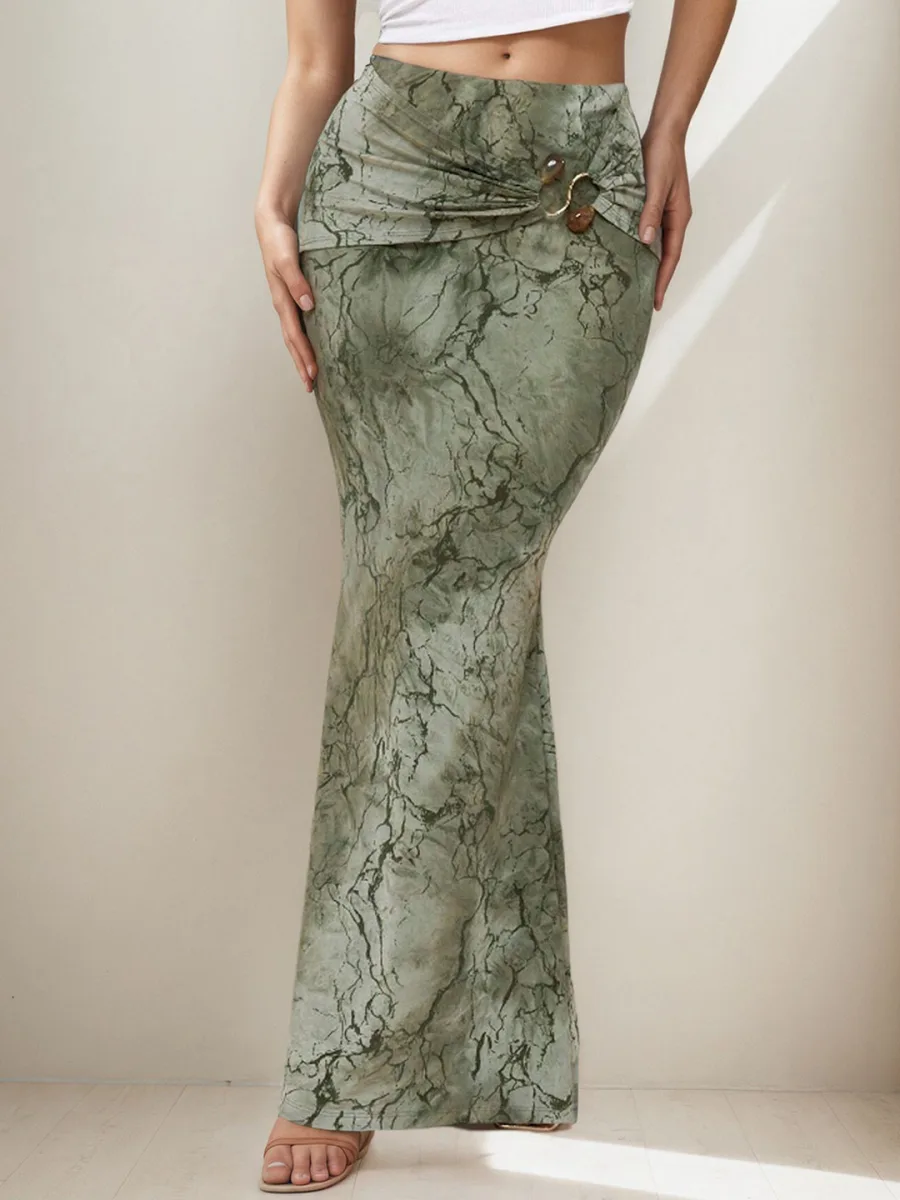 Women Straight Maxi Skirt