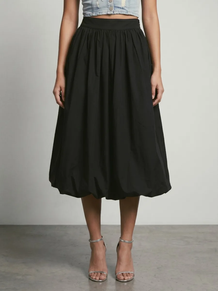 Women Cotton Balloon Skirt