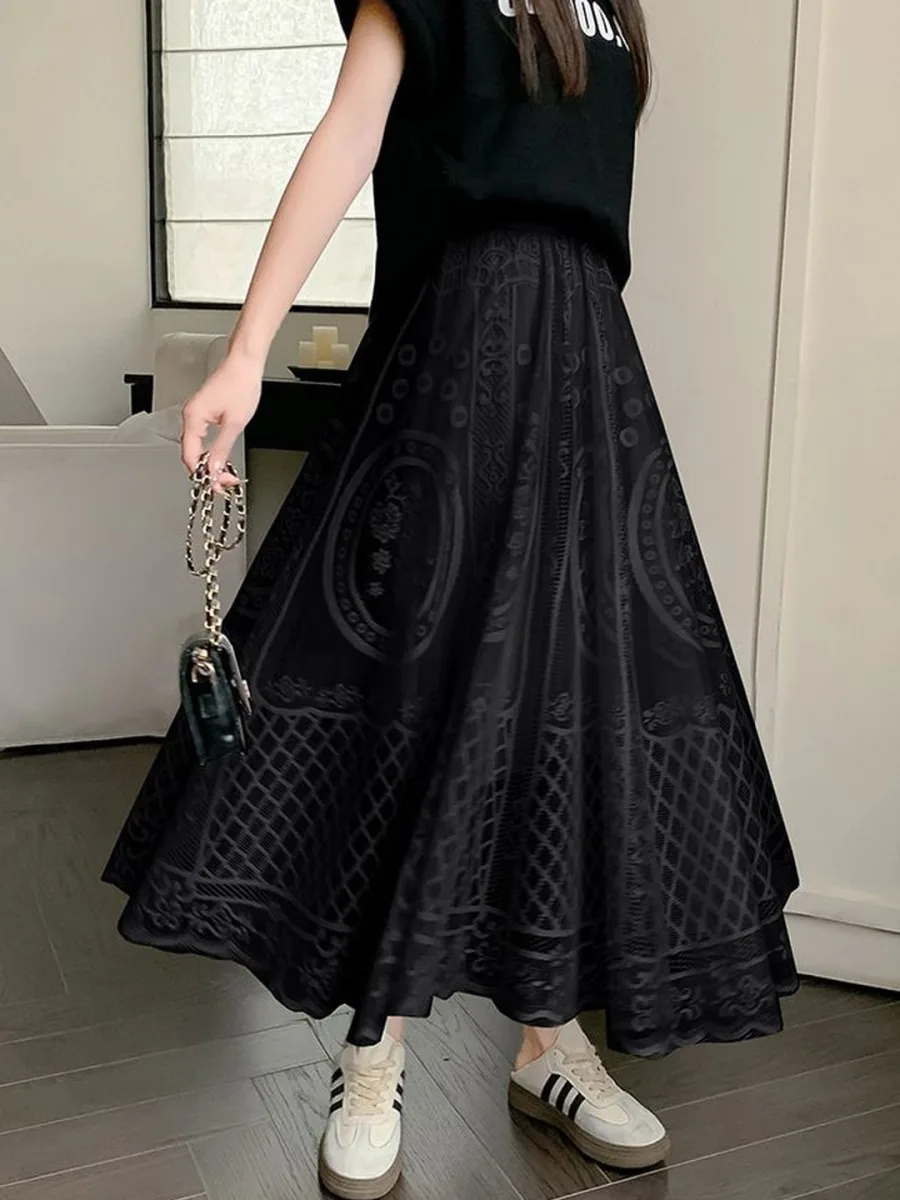 Flared Maxi Skirts
