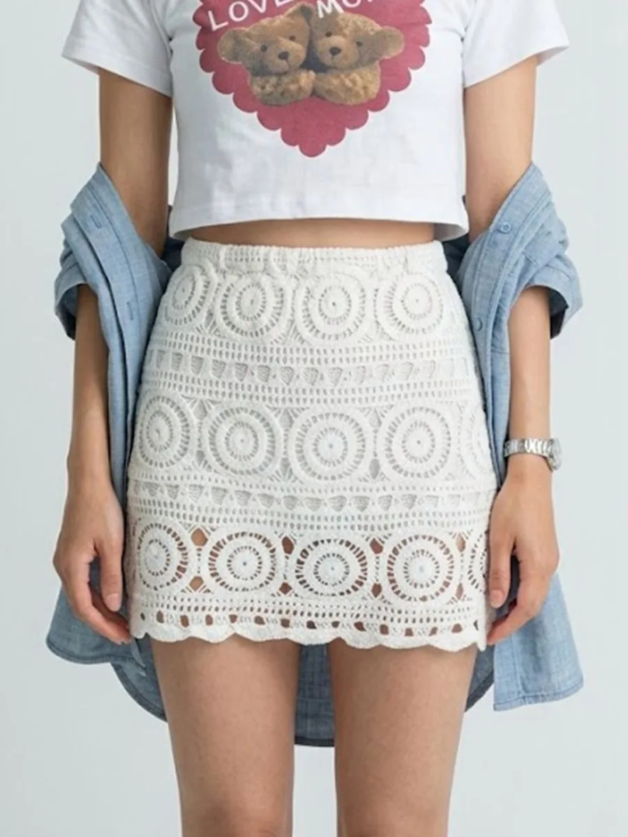 Women Mini Straight Skirt