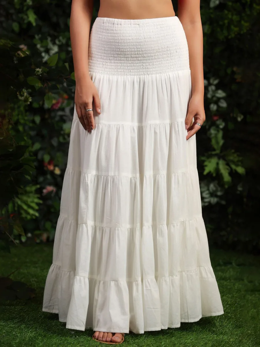 Women Flared Maxi Skirt