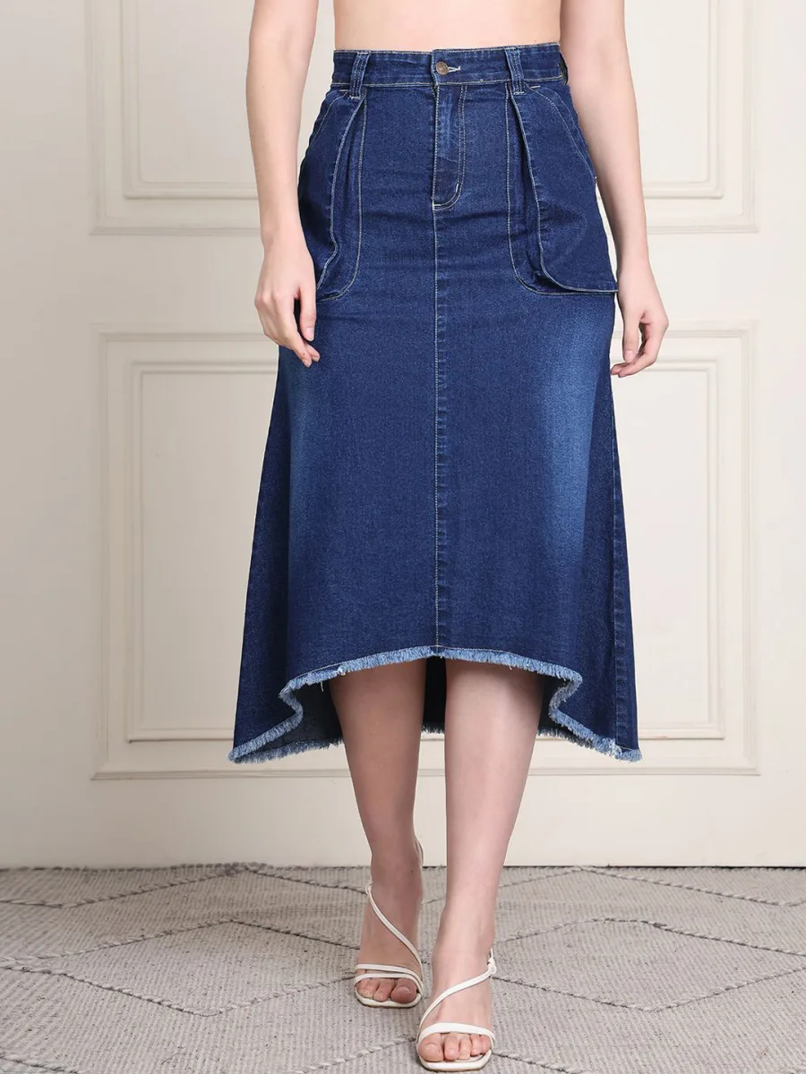 A-Line Midi Skirt