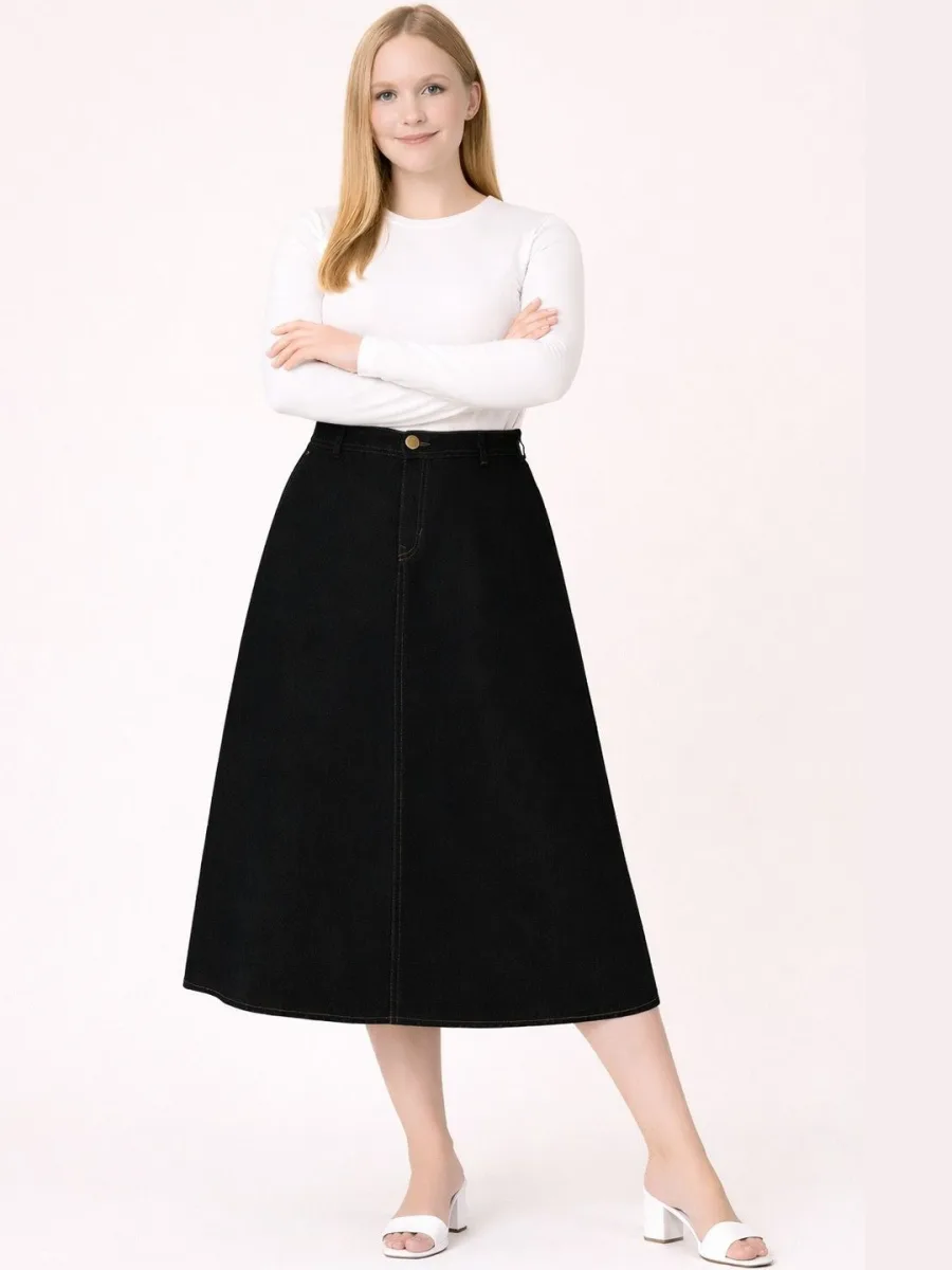 A-Line Maxi Skirt