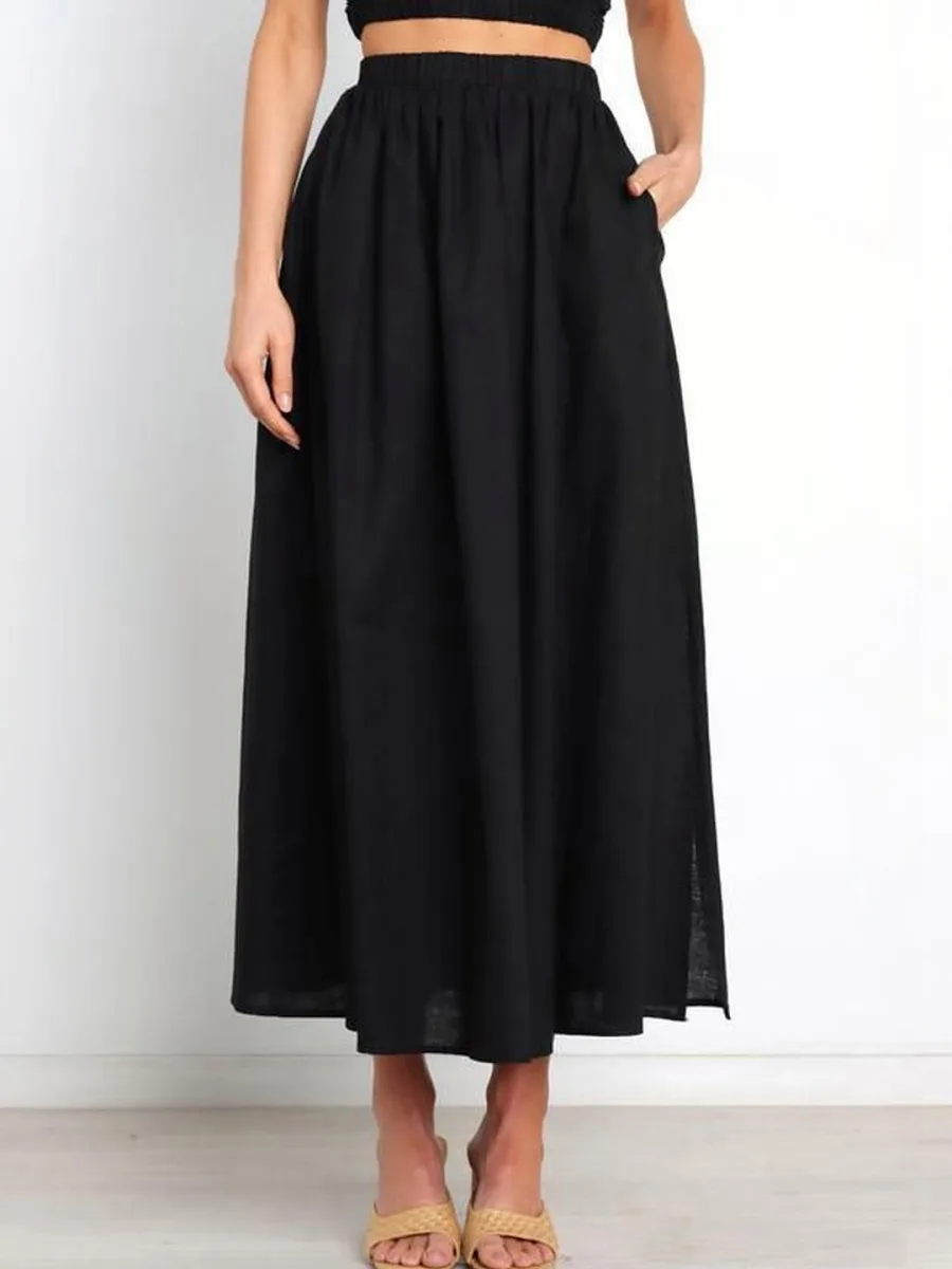 A-Line Midi Skirts