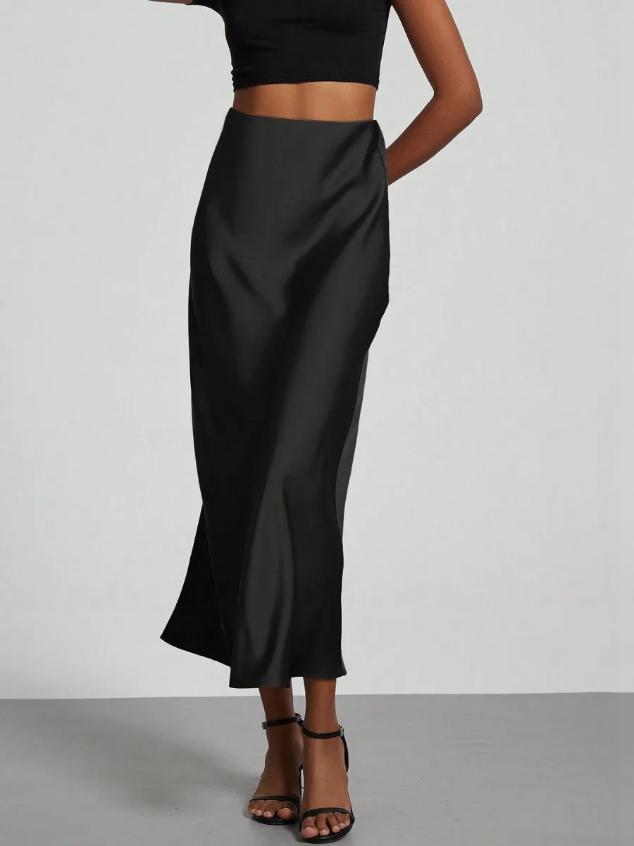 High-Waist Midi Skirts
