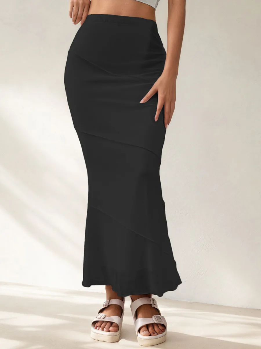 A-Line Maxi Skirt