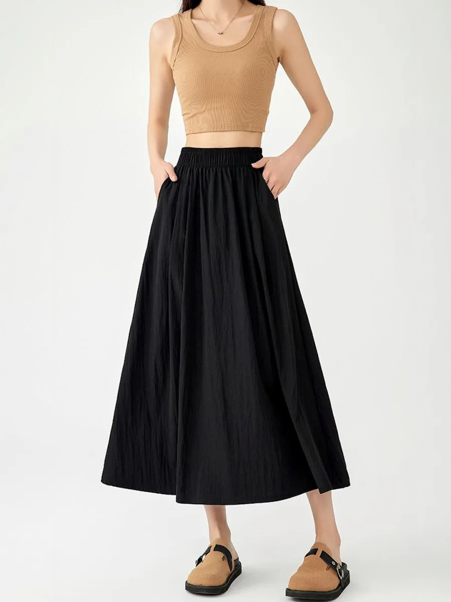 A-line Midi Skirts