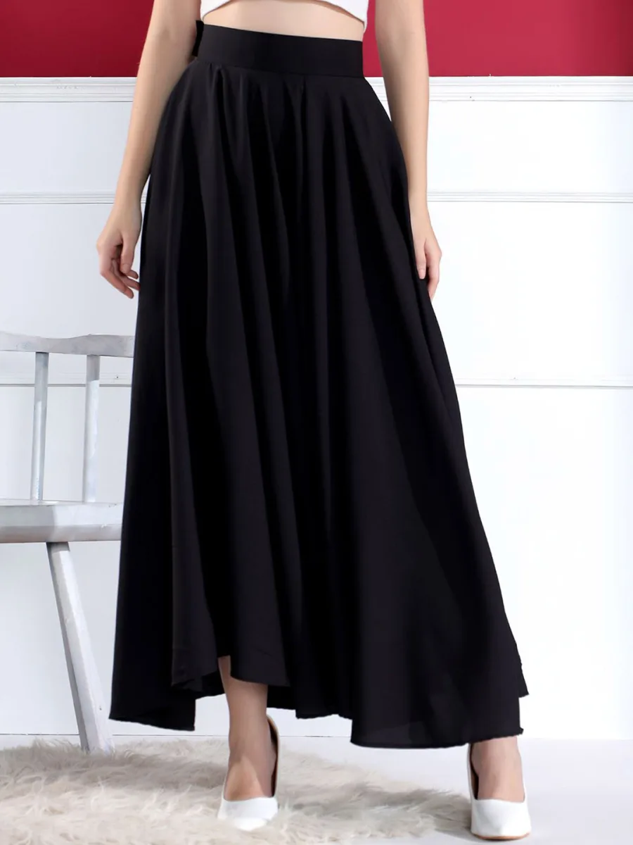 Women Flared Maxi Skirt