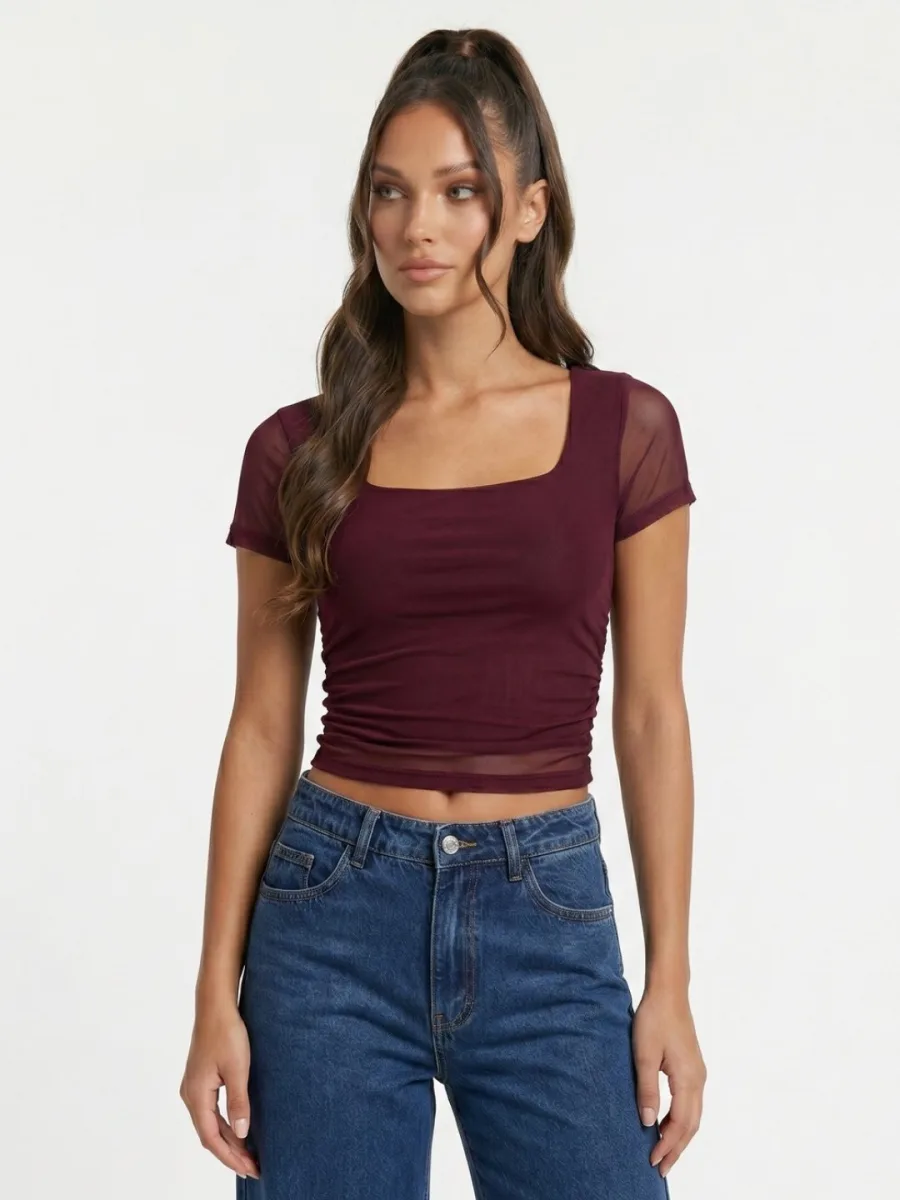 Dewy Off-Shoulder Top