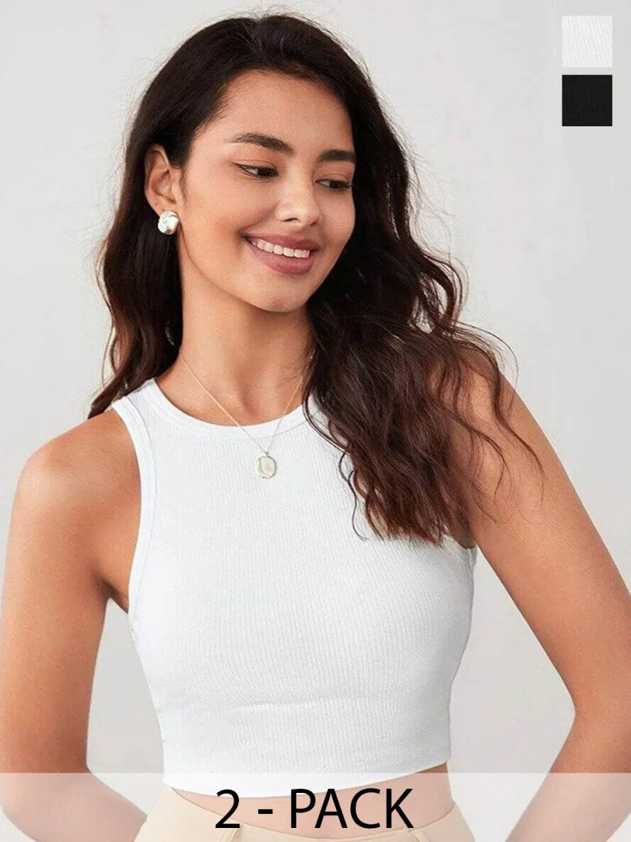 Pack of 2 Tank Crop Top