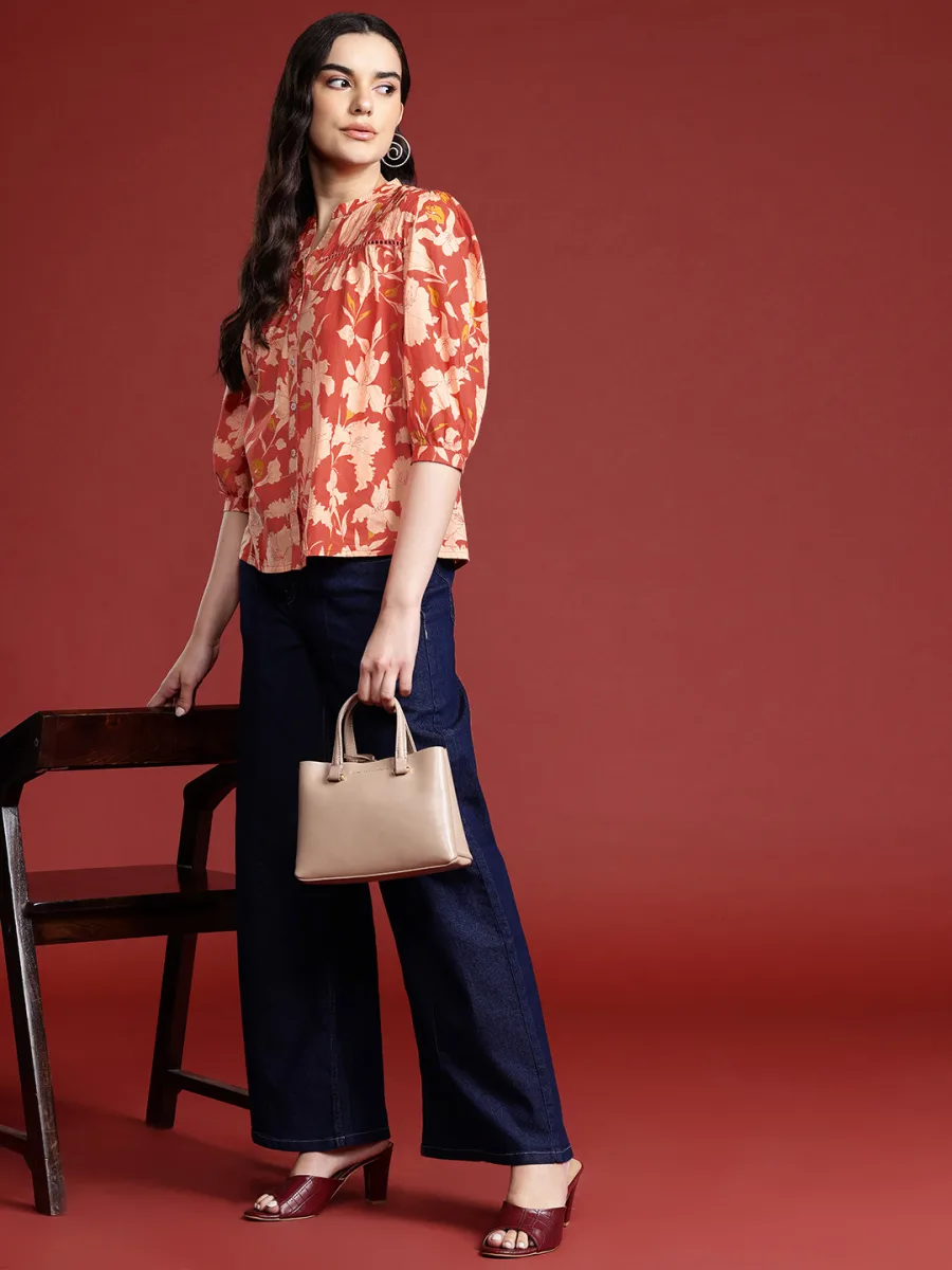 Floral Print Top