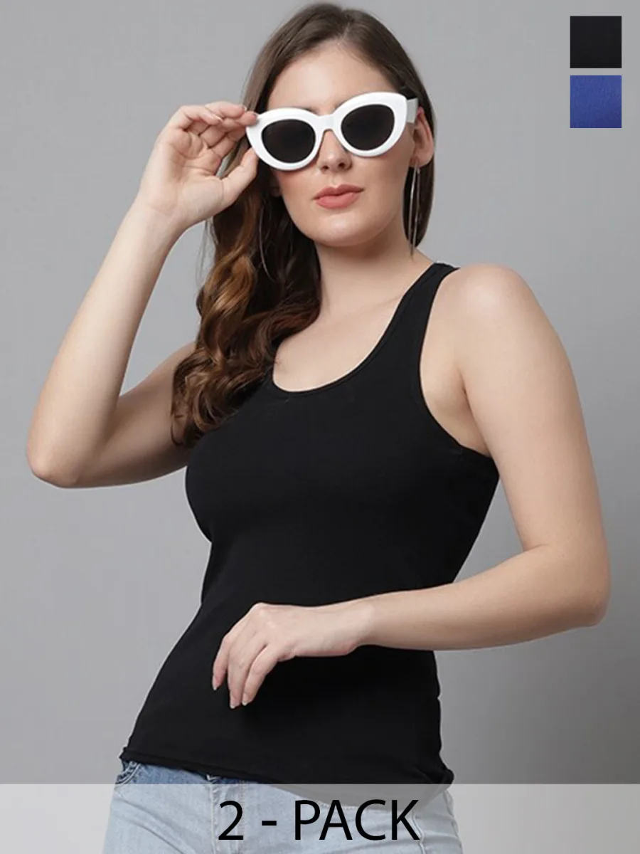 Pack Of 2 Cotton Tank Top