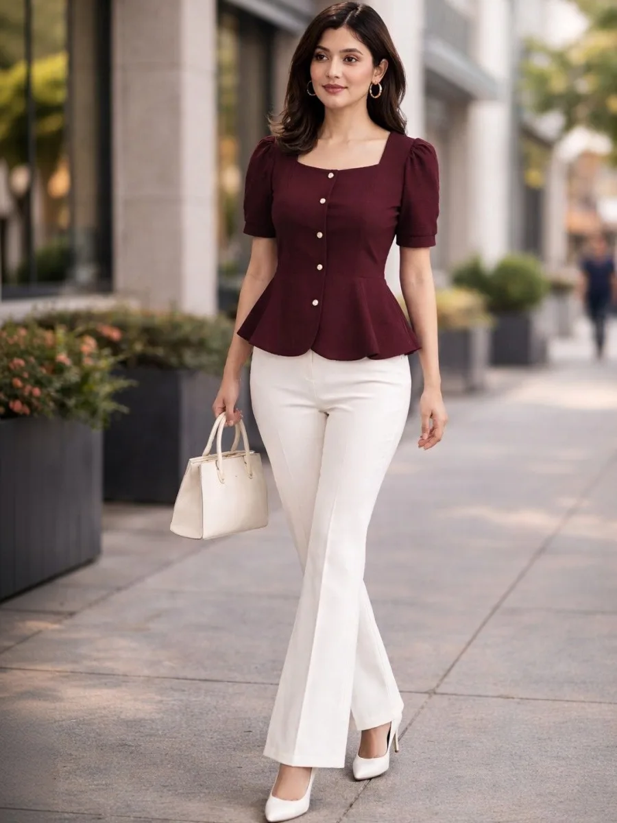 Peplum Fomal wear top