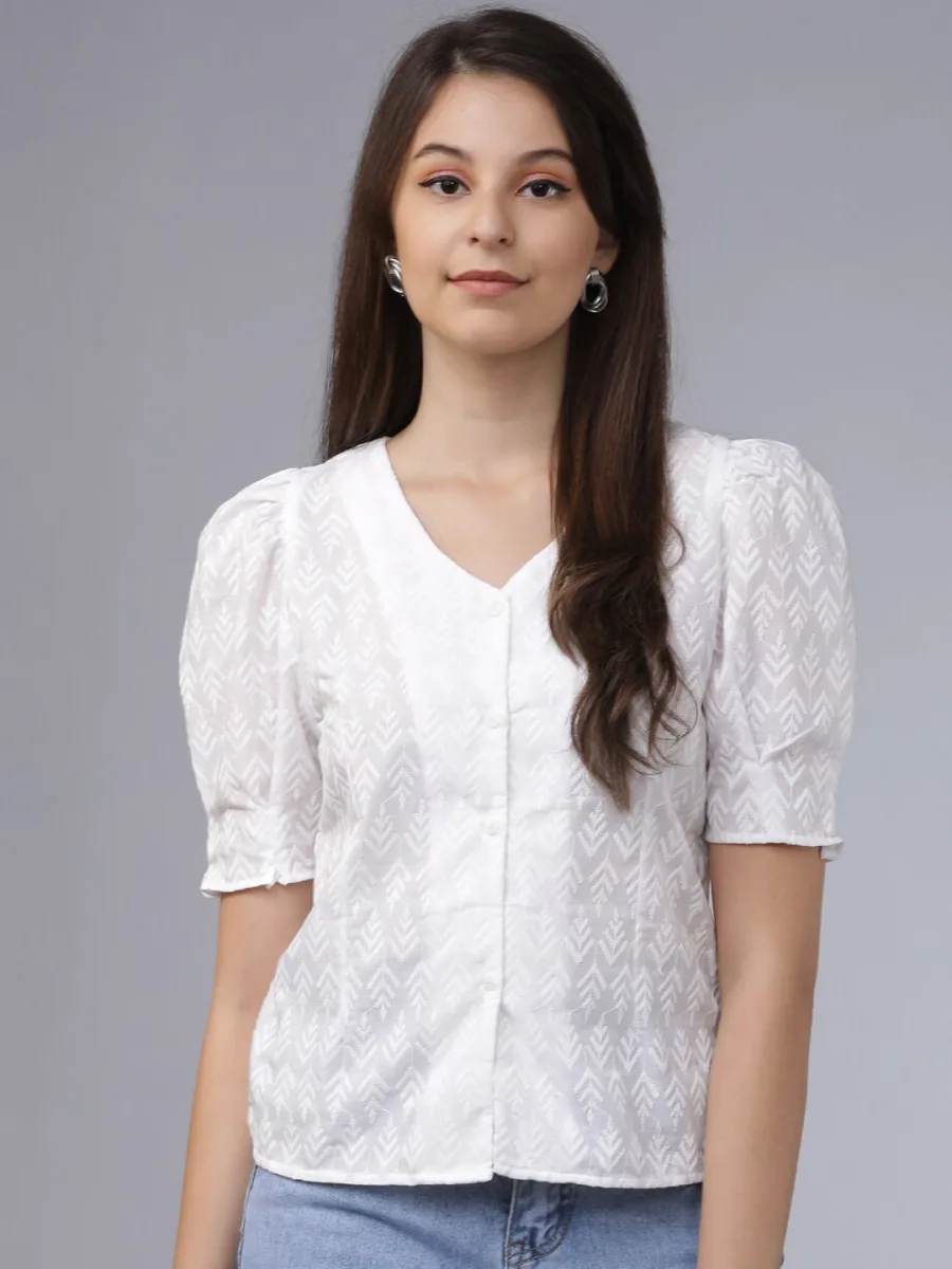 Embroidered Top